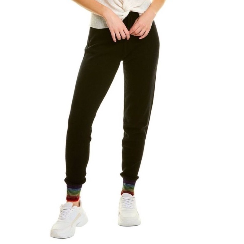 MT CARA Jogger‎ Madeline ThompsonCashmere Rainbow Cuff Size XS NWT